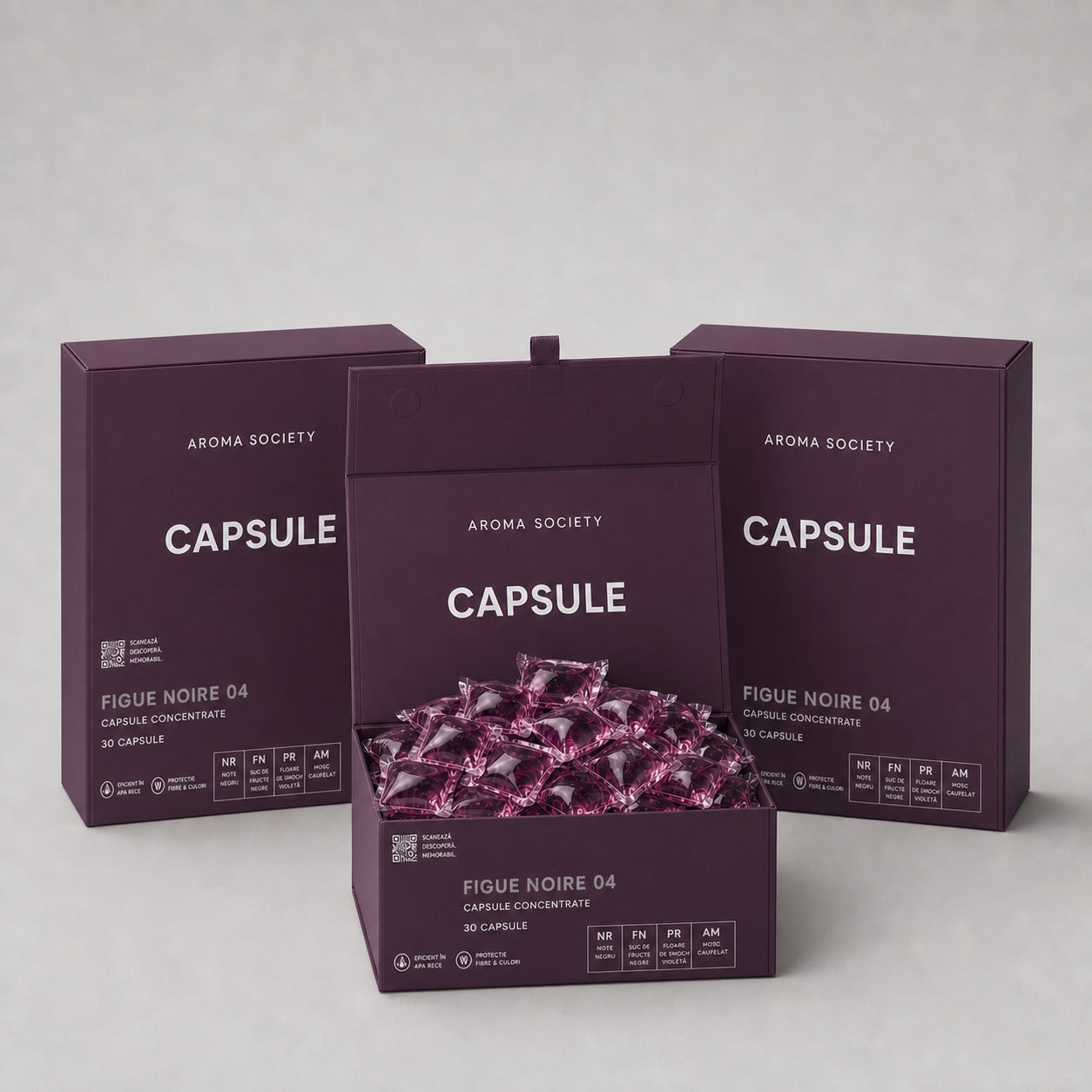 Set capsule, 3 cutii, parfumul Figue Noire 04