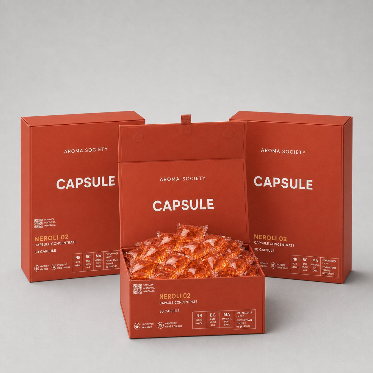 Set capsule, 3 cutii