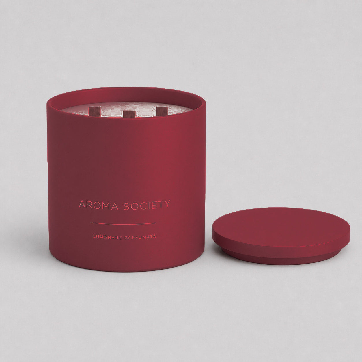 Lumânare cu 3 fitiluri, parfumul Rose Vetiver 10