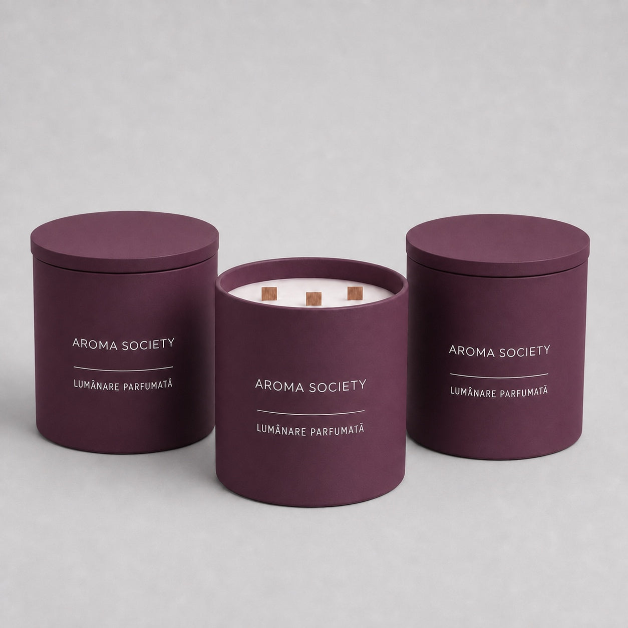 Set de 3 lumânări, parfumul Figue Noire 04