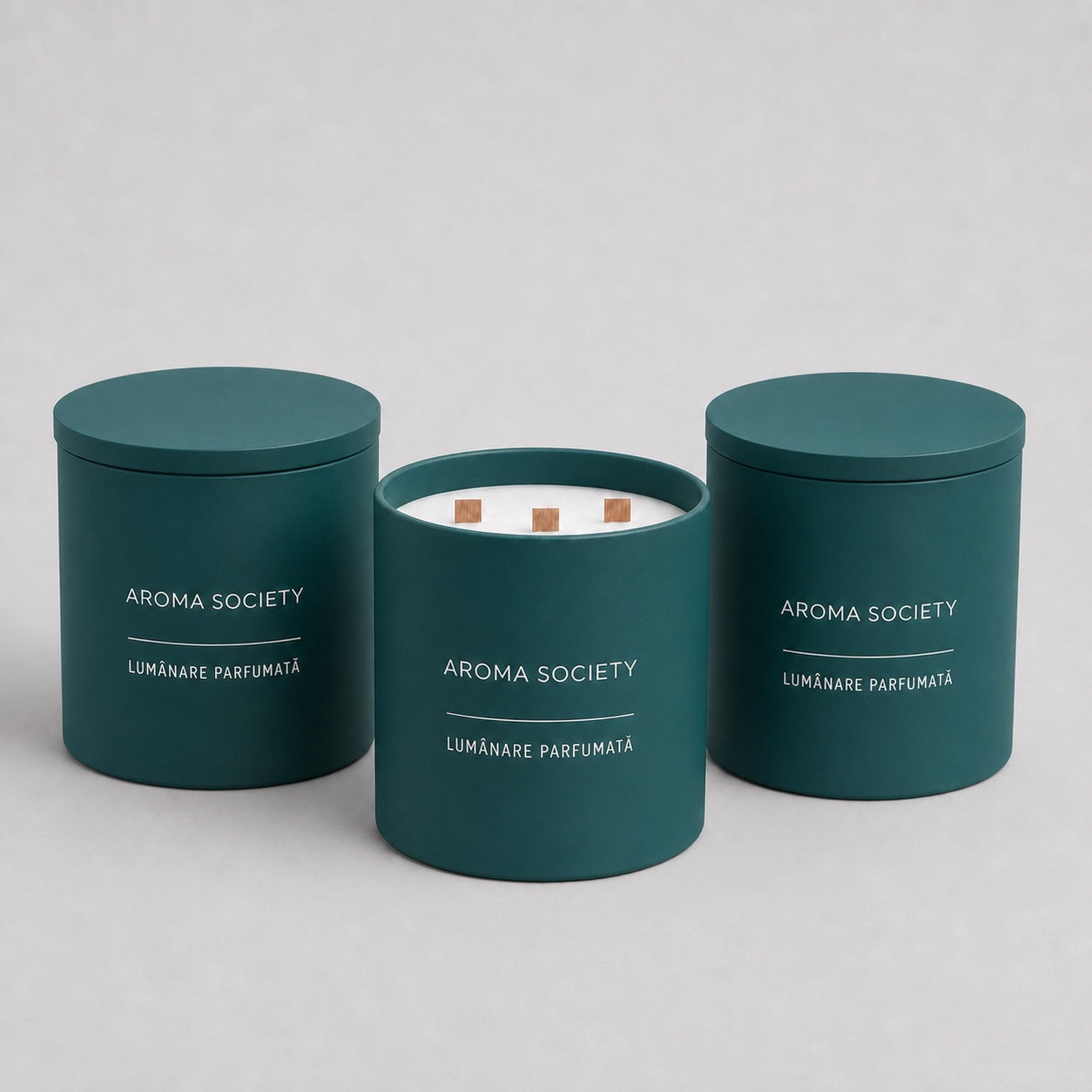 Set de 3 lumânări, parfumul Patchouli Marin 12